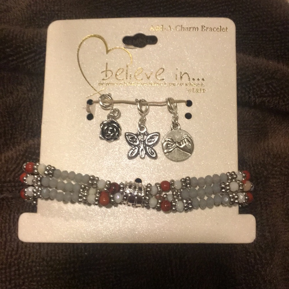 Believe in... charm bracelet